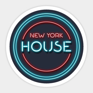 NEW YORK HOUSE MUSIC Sticker